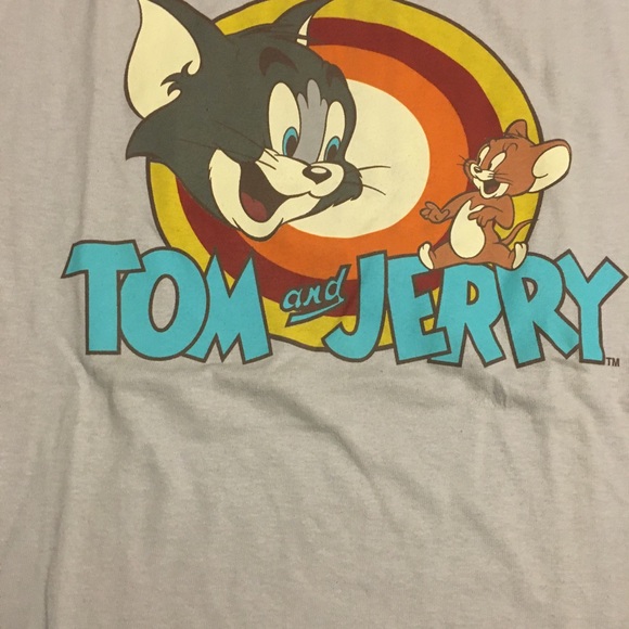 Tom and Jerry Logo Licensed Men’s Tshirt Size XL New - Picture 2 of 4